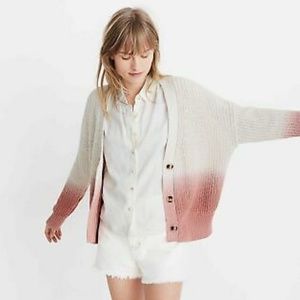 Madewell - Dip-Dye Courtland Cardigan Sweater